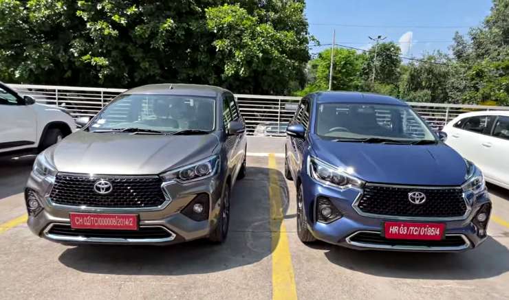 Toyota Rumion 7-seater MPV: G and V variants compare on video