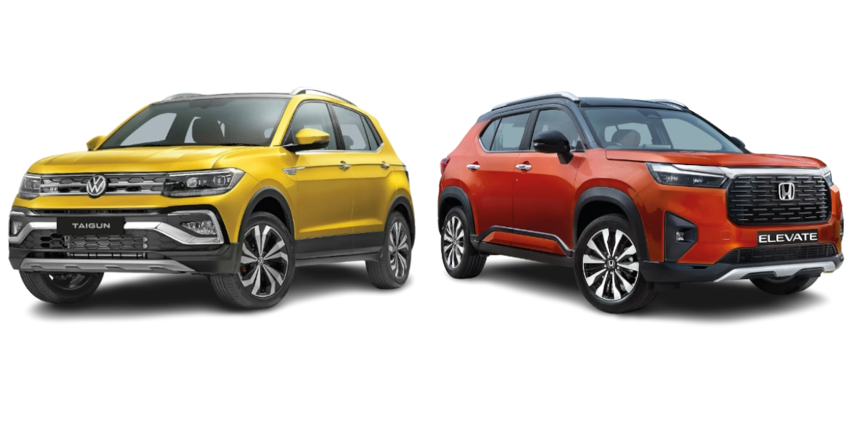 Volkswagen Taigun vs Honda Elevate Volkswagen Taigun vs Honda Elevate