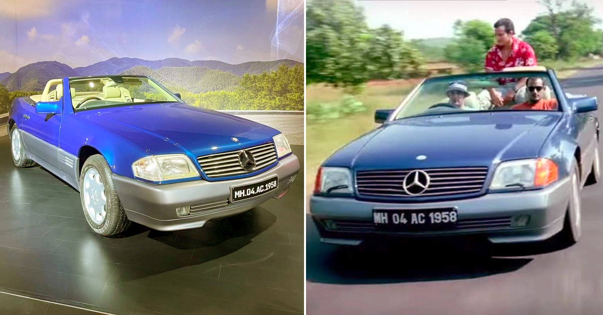 iconic mercedes benz sl used in dil chahta hai