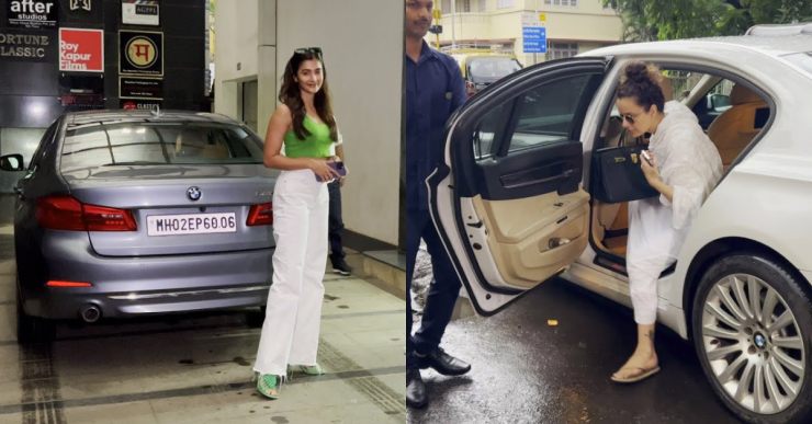 Bollywood actresses Kangana Ranaut and Pooja Hegde seen in BMW luxury sedans [Video]