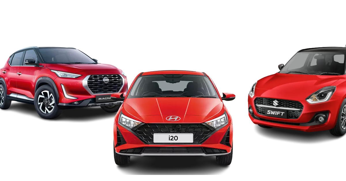 Nissan Magnite vs Maruti Swift vs Hyundai i20 Nissan Magnite vs Maruti Swift vs Hyundai i20