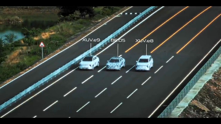 Mahindra teaser shows XUV.e8, XUV.e9 and BE.05 doing 200 kmph [Video]