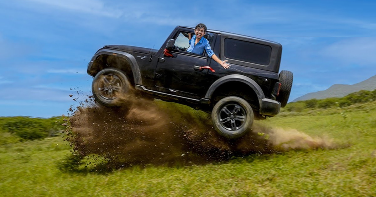 Youtuber tries to destroy brand-new Mahindra Thar in a ‘durability test’ [Video]