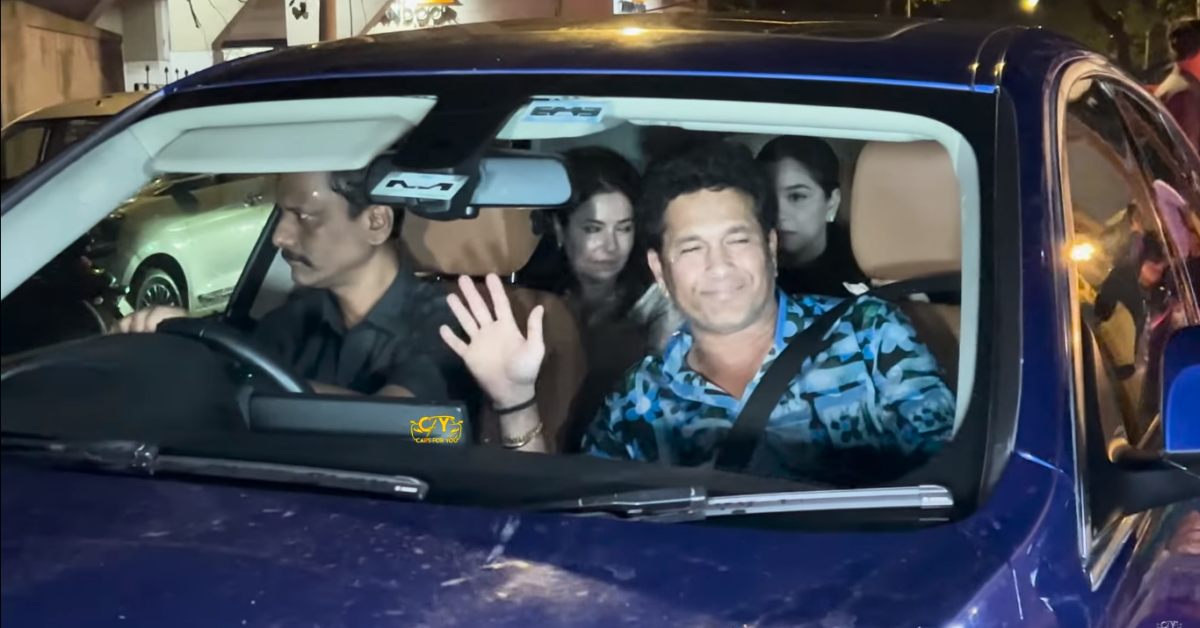 Sachin in his BMW GT