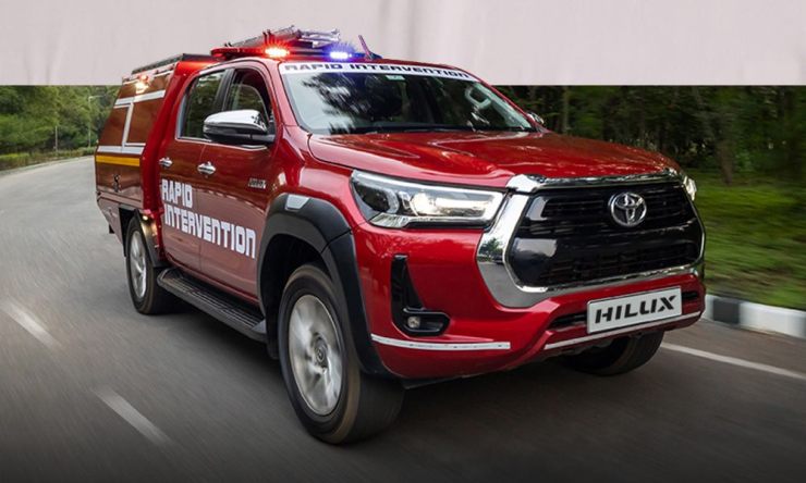 Toyota delivers custom-made Hilux pick-up trucks to Indian Army