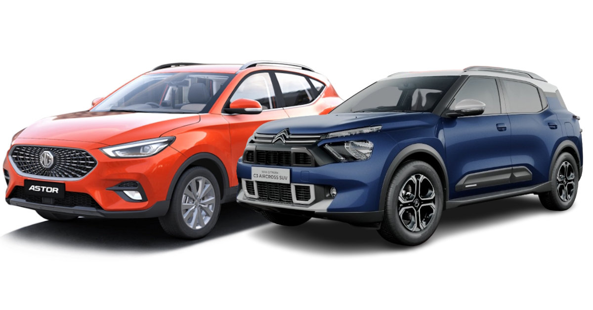 Citroen C3 Aircross vs MG Astor Citroen C3 Aircross vs MG Astor