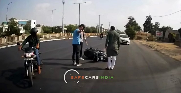 Distracted Honda Activa rider crashes into a Kia Seltos SUV: Dashcam captures the incident [Video]