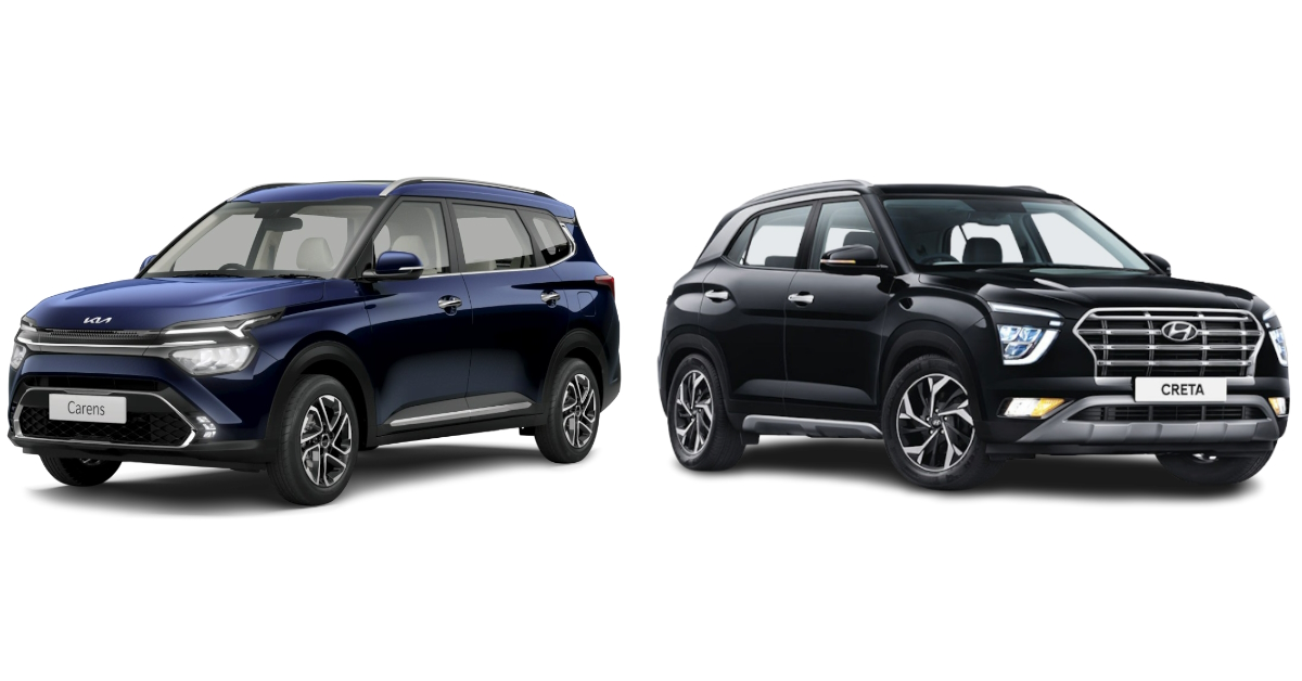 kia carens vs hyundai creta comparing their variants priced rs 10 12 lakh for family focused car buyers kia carens vs hyundai creta comparing their variants priced rs 10 12 lakh for family focused car buyers