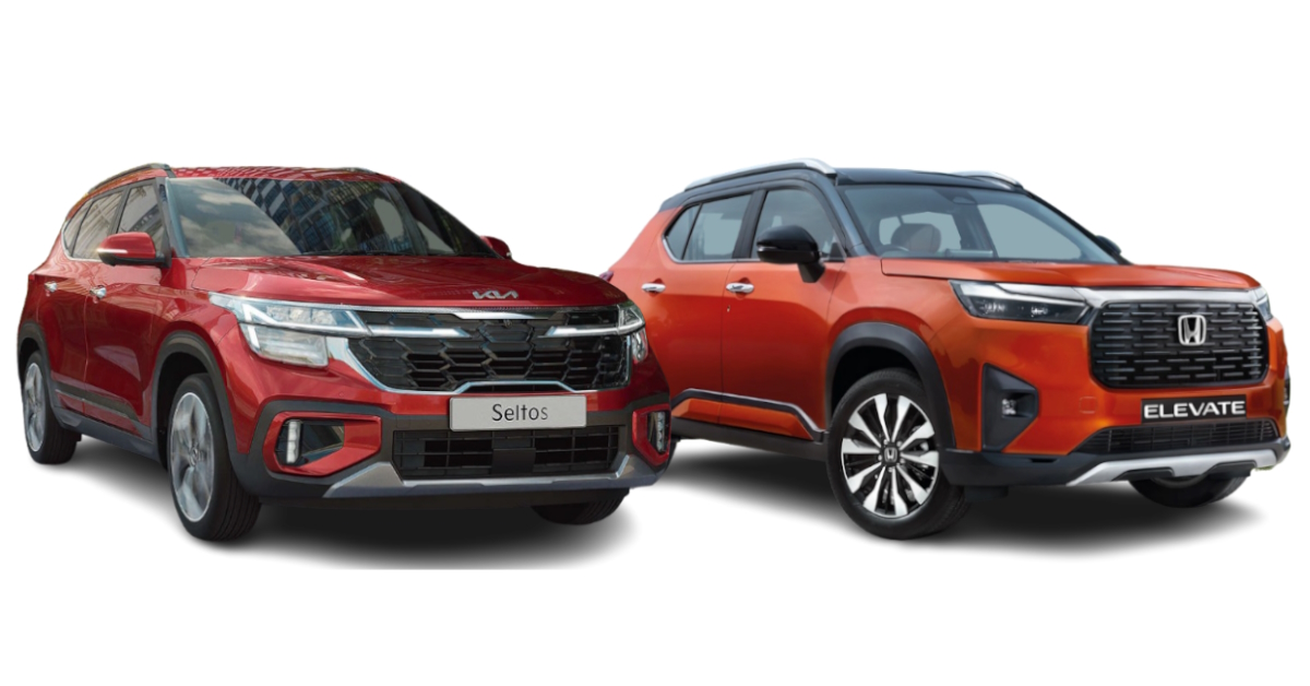Kia Seltos vs Honda Elevate Kia Seltos vs Honda Elevate