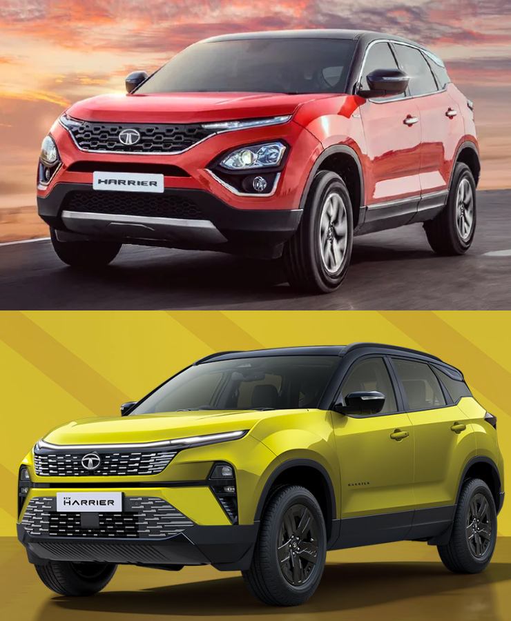 Tata Harrier: Old vs New, in images