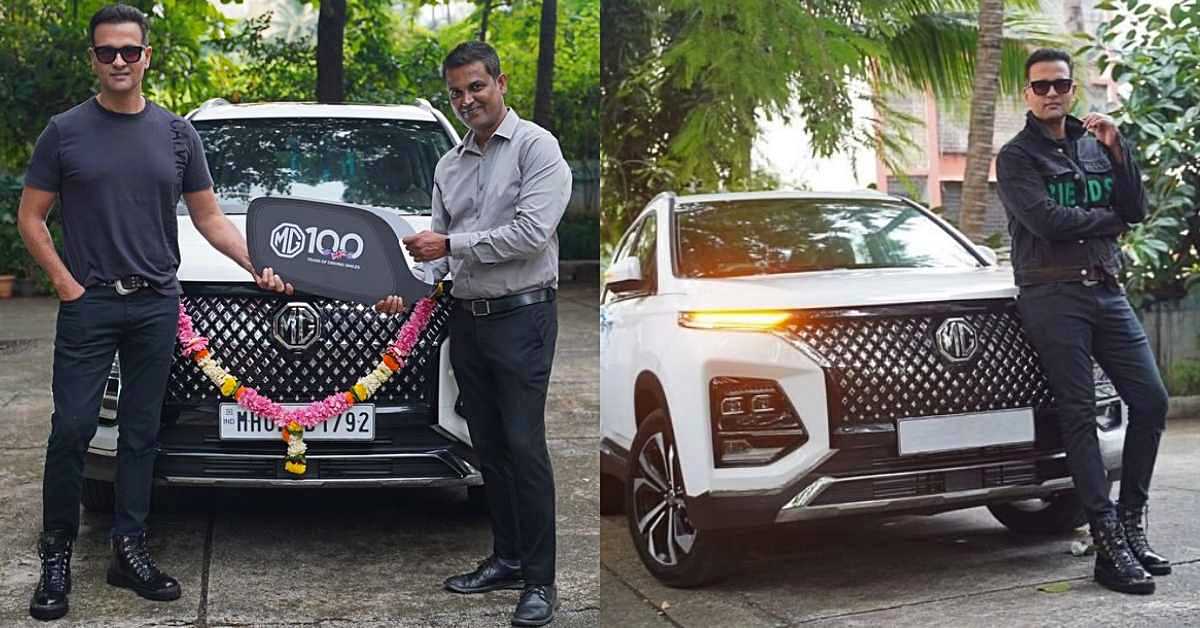 Common tv actor Rohit Roy takes supply of a brand spanking new 2023 MG Hector SUV