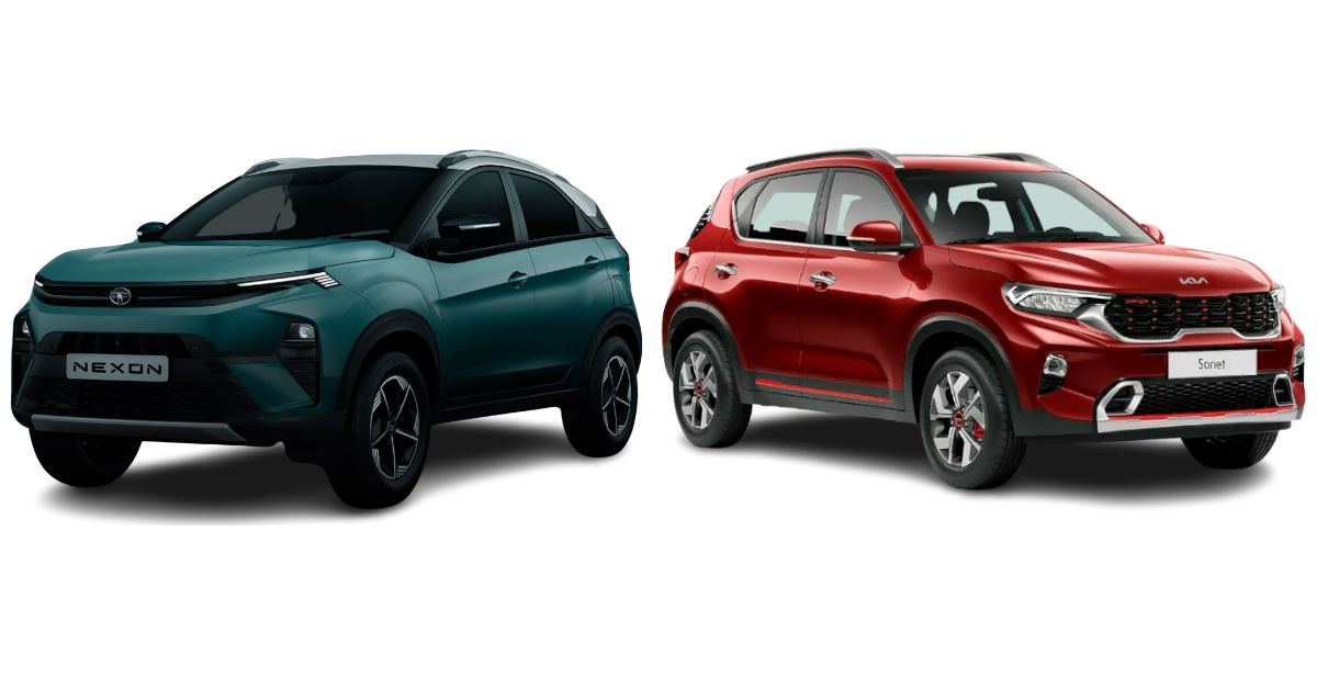 Tata Nexon 2023 vs Kia Sonet Tata Nexon 2023 vs Kia Sonet