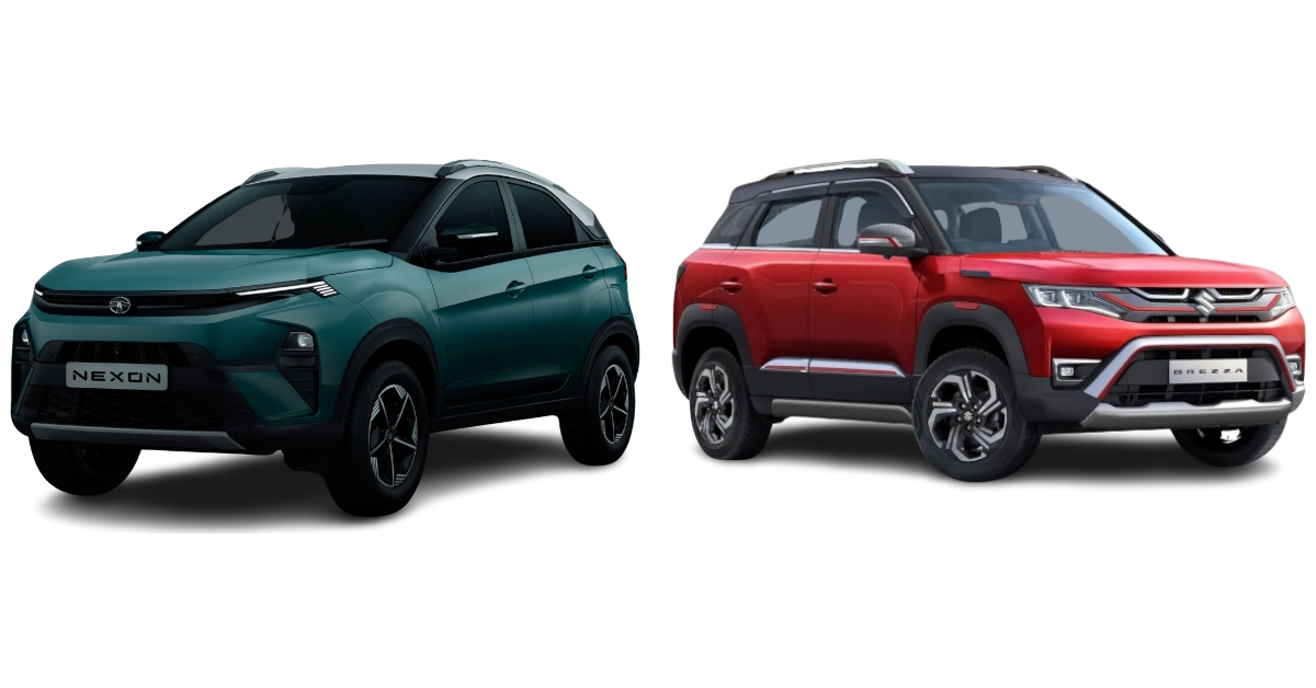 Tata Nexon 2023 vs Maruti Suzuki Brezza Tata Nexon 2023 vs Maruti Suzuki Brezza