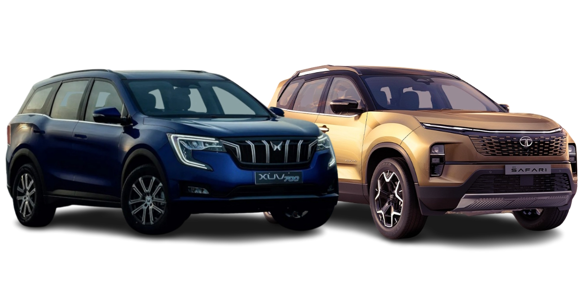 tata safari 2023 vs mahindra xuv700 comparing their variants priced rs 23 24 lakh for family focused car buyers tata safari 2023 vs mahindra xuv700 comparing their variants priced rs 23 24 lakh for family focused car buyers