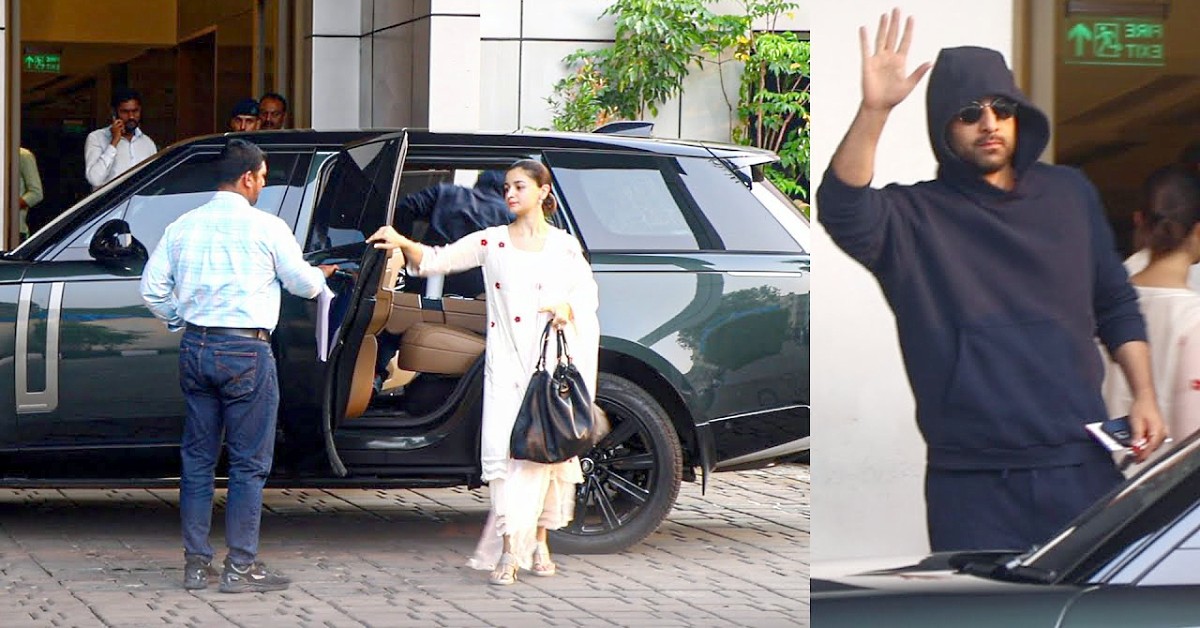 Ranbir kapoor alia Bhatt range rover Ranbir kapoor alia Bhatt range rover