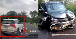 Mahindra XUV700 deliberately pushes Tata Nexon off the road: Nexon passengers survive massive crash [Video]