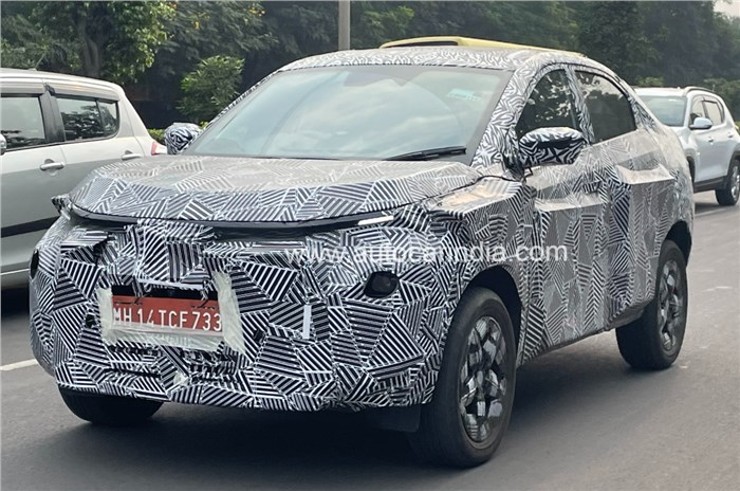 Tata Curvv Coupe-SUV spotted again before official launch