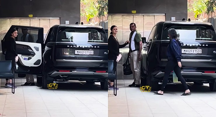 Bollywood actresses Alia Bhatt and Mouni Roy seen with their brand new Range Rovers [Video]