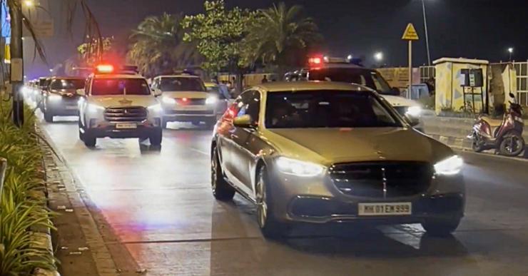 Ambani family seen with their newest Rolls Royce Cullinan Badge [Video]