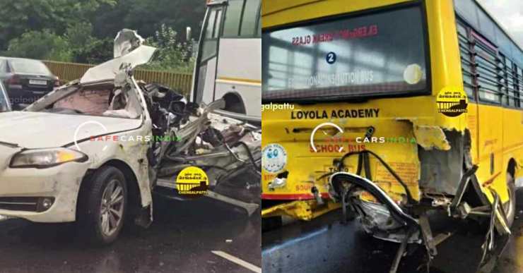 Speeding BMW 5-Series luxury sedan topples a tractor in a massive crash: Passengers survive [Video]