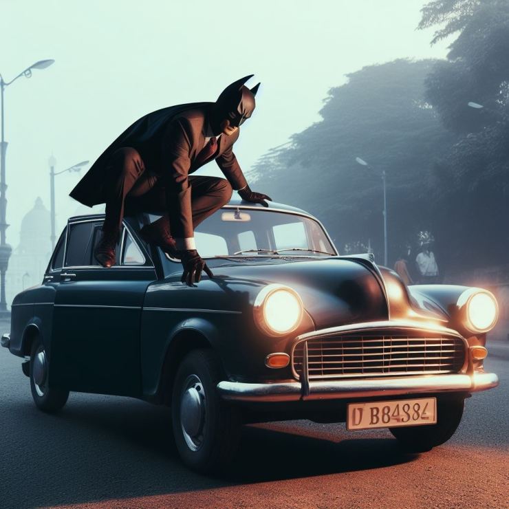 AI creates Indian road scenes with outlandish cars: Jet-Engine Maruti Swift to Tank Thar!