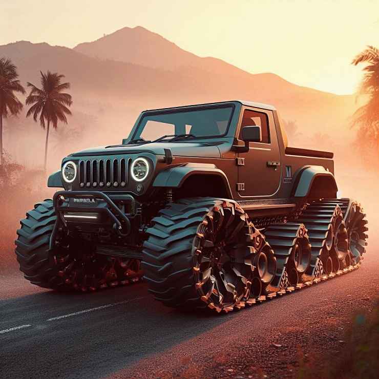 AI creates Indian road scenes with outlandish cars: Jet-Engine Maruti Swift to Tank Thar!