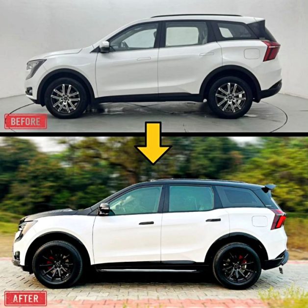 Mahindra XUV700 modified left