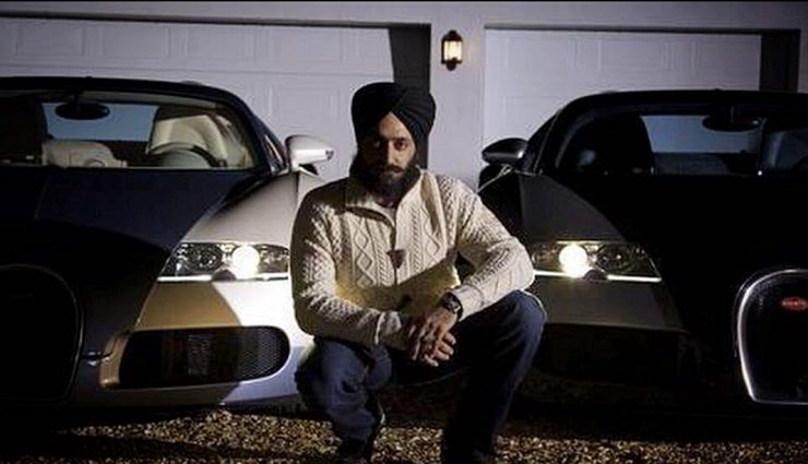This UK-based Punjabi millionaire owns 2 Bugatti Veyrons, Ferrari Enzo and 5 Rolls Royces