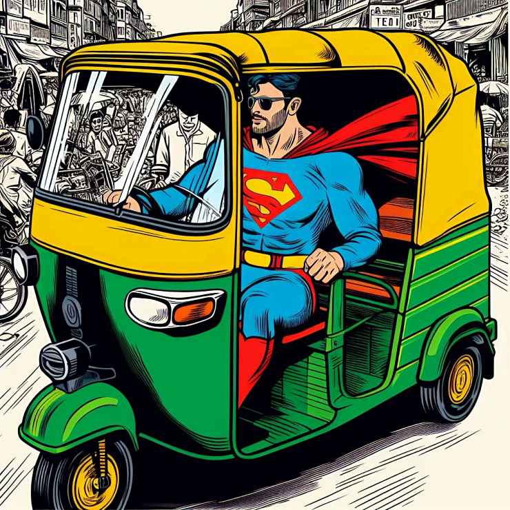 AI creates Indian road scenes with outlandish cars: Jet-Engine Maruti Swift to Tank Thar!