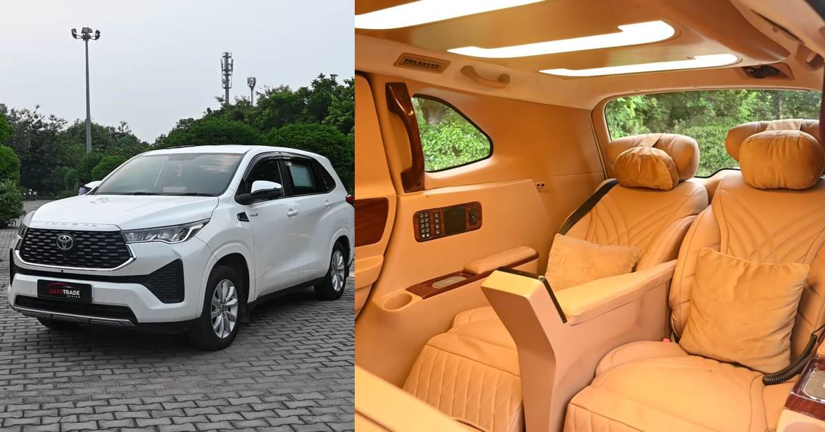 Toyota Innova Hycross with custom interior Toyota Innova Hycross with custom interior
