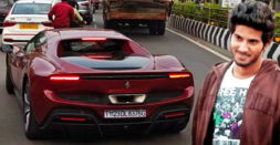 Actor Dulquer Salmaan's brand new Ferrari 296 GTB supercar worth Rs 5.4 crore spotted on road