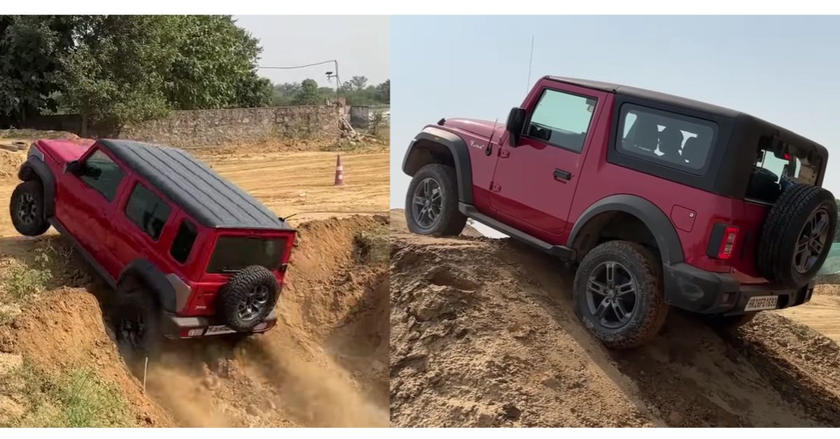 Thar vs Jimny off-road Thar vs Jimny off-road