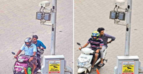 kerala ai camera biker fined Rs. 86000 featured