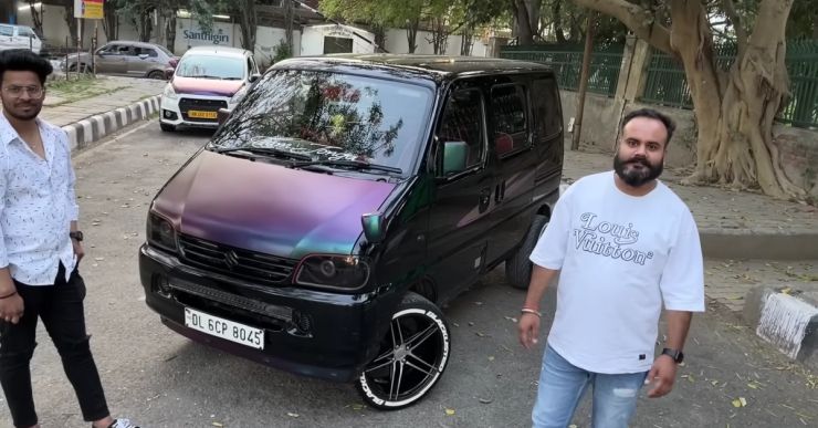 Maruti Eeco modified to look like a ‘Gangster’ van [Video]