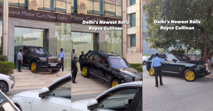 India’s first Rolls Royce Cullinan SUV with ‘Gold’ wheels delivered in Delhi [Video]