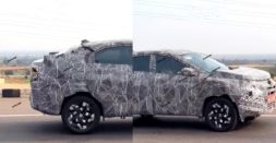 Tata Curvv SUV spotted in production form before official launch