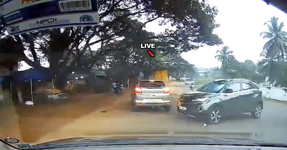 Rashly driven Tata Nexon overturns mini truck while overtaking: Live footage [Video]