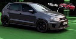 1000cc Volkswagen Polo uses Virtus' turbo and makes 200 Bhp! [Video]