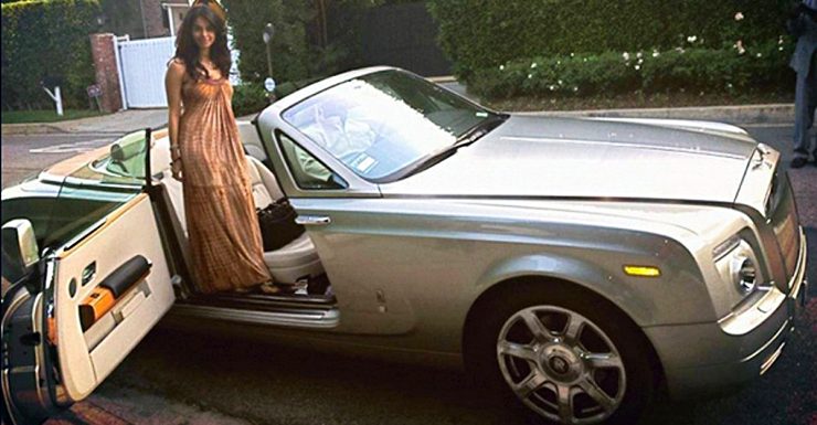 Mallika Sherwat Rolls Royce Phantom