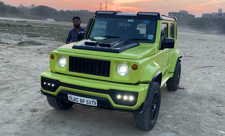 Maruti Suzuki Jimny converted into G-Wagen with a Made-in-India kit for Rs 1.10 lakh [Video]