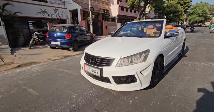 Modified Honda Accord in convertible avatar looks really cool [Video]