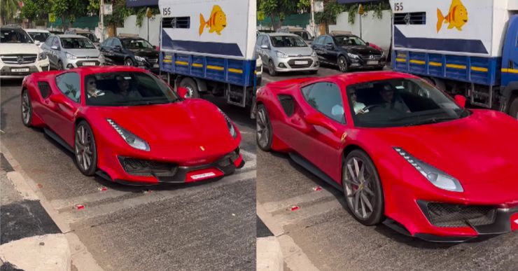 Billionaire Adar Poonawalla seen driving his Ferrari 488 Pista in Mumbai [Video]