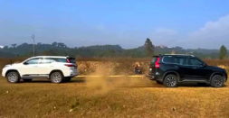 Mahindra Scorpio-N 4X4 vs Toyota Fortuner 4X4 in a tug of war [Video]