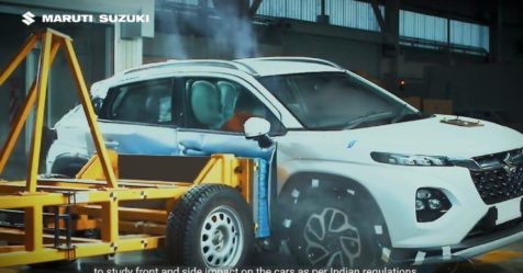 Maruti fronx internal crash test