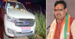 Rajasthan CM's Ford Endeavour gets stuck in drain [Video]