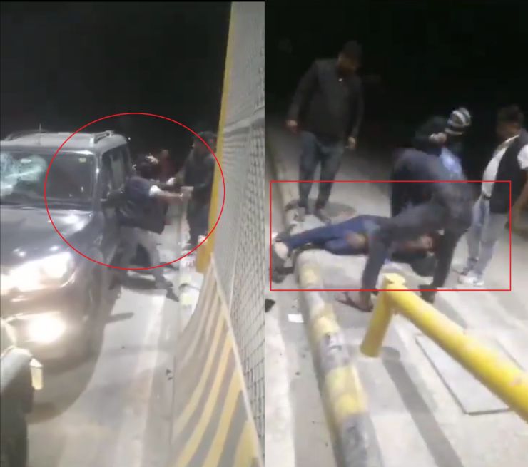 Toll plaza staff brutally beat up SUV occupants, vandalize Mahindra Scorpio [Video]