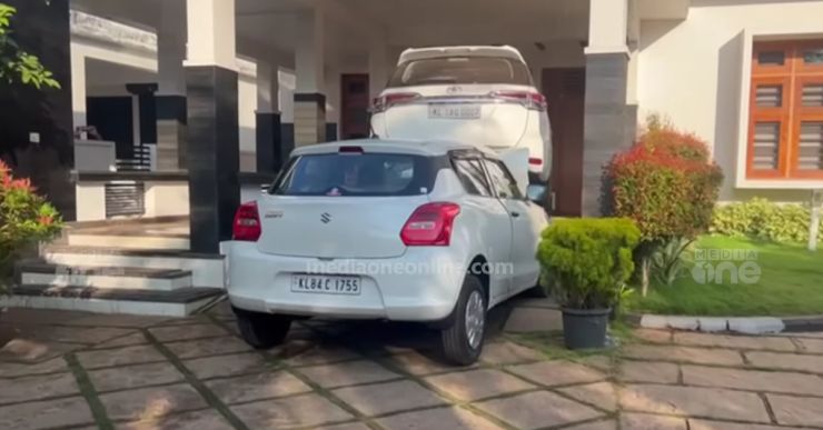Swift crashed into Fortuner