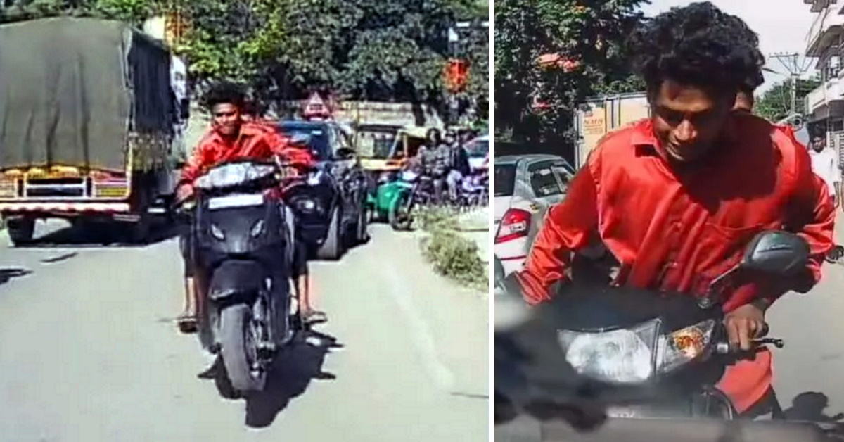 Bikers wheelie, crash into car and escape: Dashcam footage helps cops track and seize scooter [Video] - CarToq.com