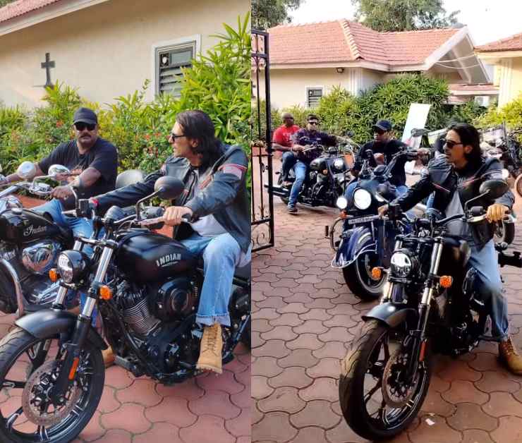 Watch Bollywood actor Arjun Rampal ride his 32 lakh rupee Indian Chief Dark Horse cruiser motorcycle [Video]