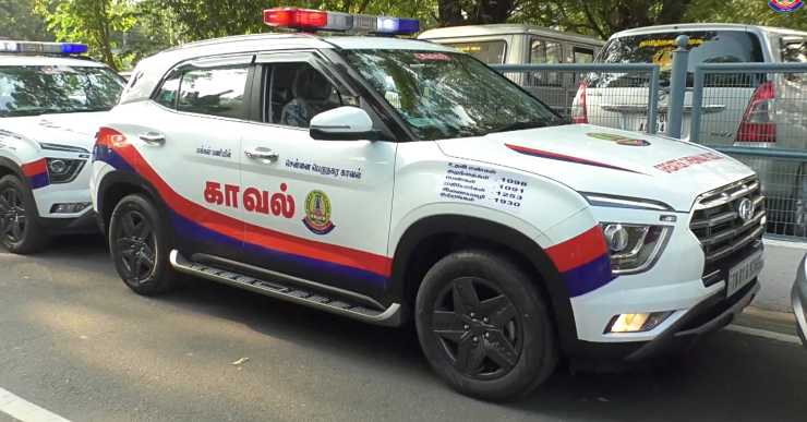 Chennai Police Take Delivery of 25 Hyundai Creta SUVs For Patrolling Duties